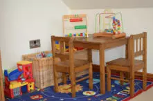 Children welcome - The toy corner.