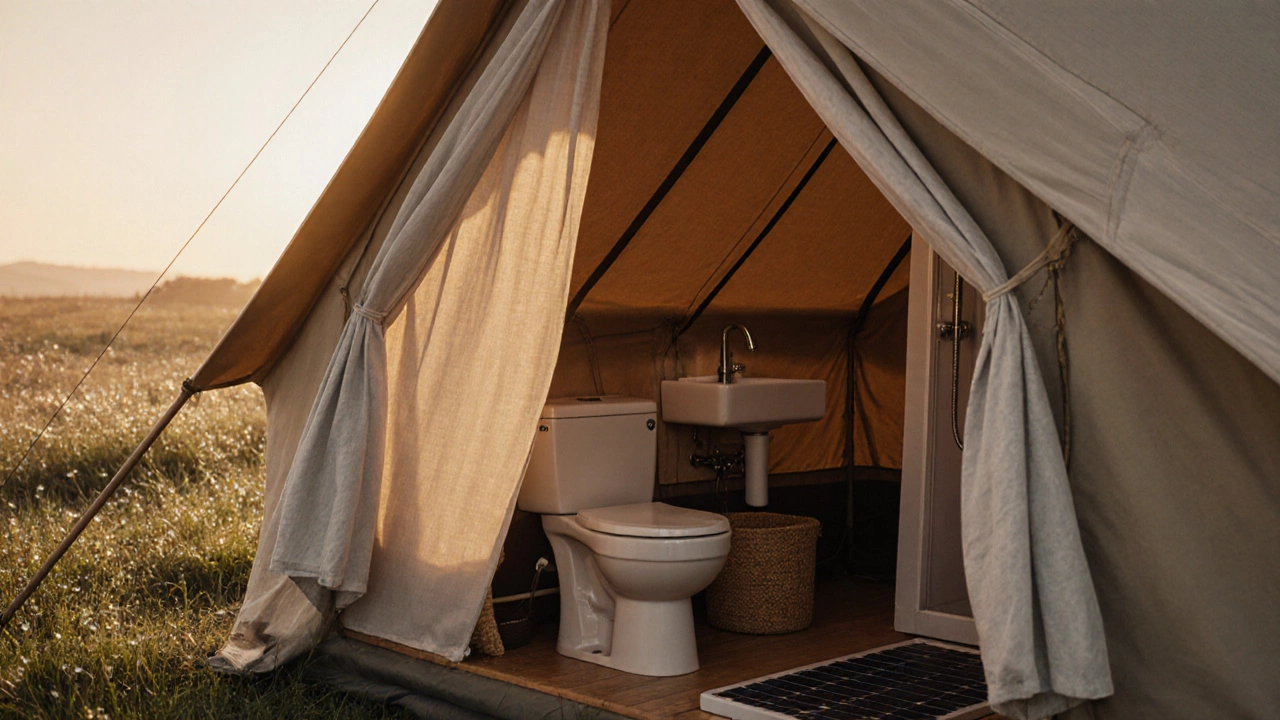 Are There Toilets in Glamping Tents? What to Expect in 2025